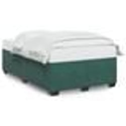vidaXL Cadre de lit sans matelas vert foncé 120x200 cm velours - 120 x 200 cm