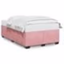 vidaXL Cadre de lit sans matelas rose 120x200 cm velours - 120 x 200 cm
