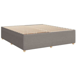 Cadre de lit sans matelas taupe 180x200 cm tissu vidaXL