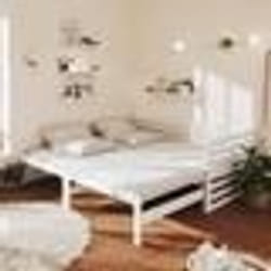 vidaXL Sommier à lattes de lit avec matelas Bleu foncé 90x190 cm - 90 x 190 cm