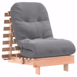 Ce canapé-lit futon en bois avec dossier réglable, vous permettant de vous asseoir ou de vous allonger, est idéal pour votre ...
