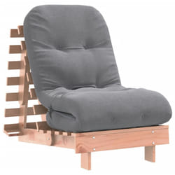 Vidaxl - Canapé-lit futon avec matelas 60x206x11 cm bois massif douglas