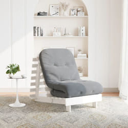 Vidaxl - Canapé-lit futon avec matelas 70x206x11 cm bois massif de pin