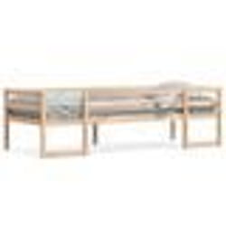 vidaXL Cadre de lit pour enfants sans matelas 80x200 cm pin massif - 80 x 200 cm