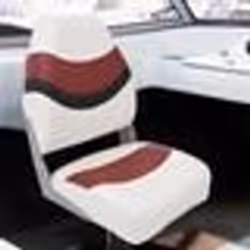 vidaXL Siège pour bateau avec dossier haut pliable 44x38x55 cm