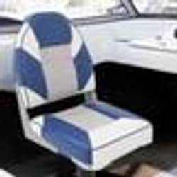 vidaXL Siège pour bateau avec dossier haut pliable 39x43x58 cm