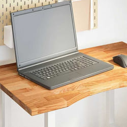 Vidaxl - Dessus De Bureau Marron Clair Bois Chêne Massif Rectangulaire