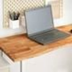 vidaXL Dessus de bureau marron clair bois chêne massif rectangulaire plan de travail de cuisine plan de travail de 4009020
