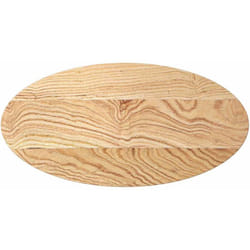 Dessus de table 80x40x2 cm bois de chêne massif ovale Vidaxl