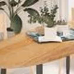 vidaXL Dessus de table 140x60x2 cm bois de chêne massif ovale