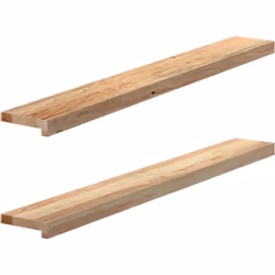 Donnez à votre fenêtre un aspect naturel et unique avec ces appuis de fenêtre en bois ! Matériau robuste et stable : le bois  ...
