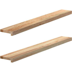 Vidaxl - Appuis de fenêtre 2 pcs non traité 120x15x2cm bois chêne massif