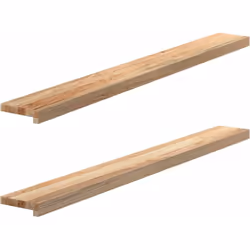Donnez à votre fenêtre un aspect naturel et unique avec ces appuis de fenêtre en bois ! Matériau robuste et stable : le bois  ...
