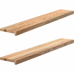 Donnez à votre fenêtre un aspect naturel et unique avec ces appuis de fenêtre en bois ! Matériau robuste et stable : le bois  ...