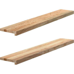 Vidaxl - Appuis de fenêtre 2 pcs non traité 120x20x2cm bois chêne massif