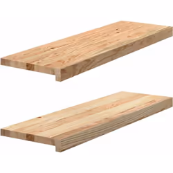 Donnez à votre fenêtre un aspect naturel et unique avec ces appuis de fenêtre en bois ! Matériau robuste et stable : le bois ...
