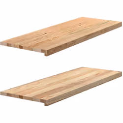 Donnez à votre fenêtre un aspect naturel et unique avec ces appuis de fenêtre en bois ! Matériau robuste et stable : le bois  ...
