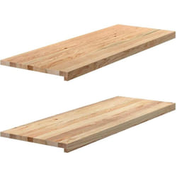 Appuis de fenêtre 2 pcs non traité 110x40x2cm bois chêne massif vidaXL