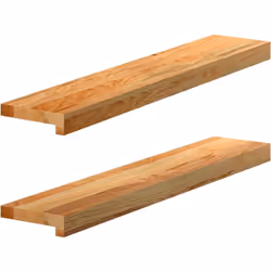 Donnez à votre fenêtre un aspect naturel et unique avec ces appuis de fenêtre en bois ! Matériau robuste et stable : le bois  ...