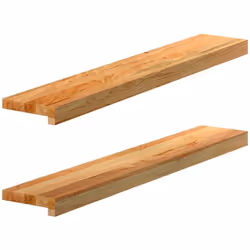 Donnez à votre fenêtre un aspect naturel et unique avec ces appuis de fenêtre en bois ! Matériau robuste et stable : le bois  ...