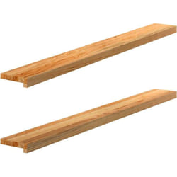 Vidaxl - Appuis de fenêtre 2 pcs marron clair bois de chêne massif