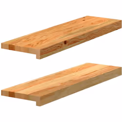 Donnez à votre fenêtre un aspect naturel et unique avec ces appuis de fenêtre en bois ! Matériau robuste et stable : le bois ...