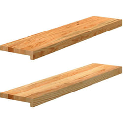 Appuis de fenêtre 2 pcs marron clair bois de chêne massif Vidaxl