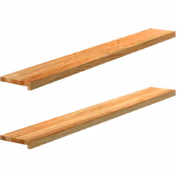 Donnez à votre fenêtre un aspect naturel et unique avec ces appuis de fenêtre en bois ! Matériau robuste et stable : le bois  ...
