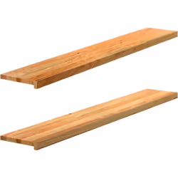 Donnez à votre fenêtre un aspect naturel et unique avec ces appuis de fenêtre en bois ! Matériau robuste et stable : le bois  ...