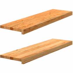 Donnez à votre fenêtre un aspect naturel et unique avec ces appuis de fenêtre en bois ! Matériau robuste et stable : le bois ...
