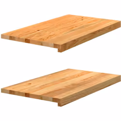 Donnez à votre fenêtre un aspect naturel et unique avec ces appuis de fenêtre en bois ! Matériau robuste et stable : le bois  ...