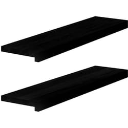 Vidaxl - Appuis de fenêtre 2 pcs marron foncé bois de chêne massif