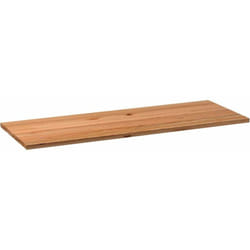 Dessus de table marron clair bois chêne massif rectangulaire Vidaxl