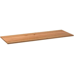 Vidaxl - Dessus de table marron clair bois chêne massif rectangulaire
