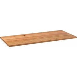 Dessus de table marron clair bois chêne massif rectangulaire Vidaxl