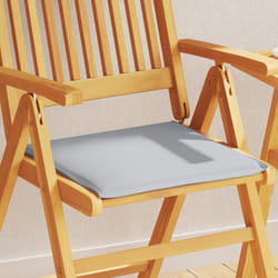 Vidaxl - Coussins de siège de jardin lot de 2 gris clair 45x45x2cm carré