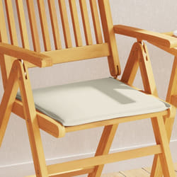 Vidaxl - Coussins de siège de jardin lot de 4 crème 45x45x2 cm carré