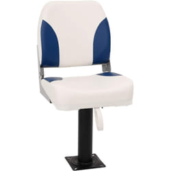 Vidaxl - Ensemble de sièges de bateau pliables 2 pcs bleu et blanc