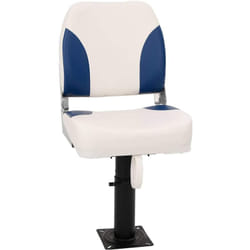 Vidaxl - Ensemble de sièges de bateau pliables 2 pcs bleu et blanc