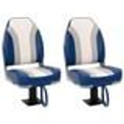 vidaXL Ensemble de sièges de bateau pliables lot de 4 dossier haut