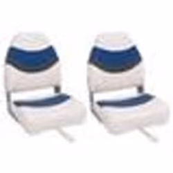 vidaXL Sièges de bateau pliables lot de 2 à dossier haut 44x38x55 cm