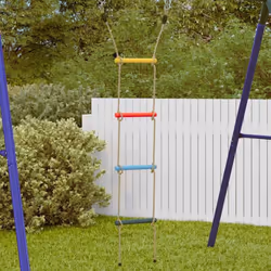 Cette échelle de corde est un complément idéal à toute balançoire ou structure d'escalade. C'est un excellent moyen pour les  ...