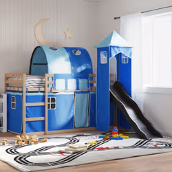 Ce lit superposé en bois est élégant et fonctionnel, ce qui en fait un supplément parfait à toute pièce dont l'espace est lim ...