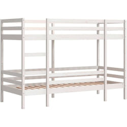 Vidaxl - Lit superposé sans matelas blanc 75x190 cm bois de pin massif