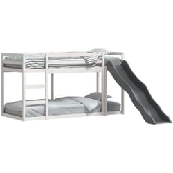 Vidaxl - Lit superposé avec toboggan et échelle sans matelas 90x200 cm