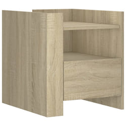 VidaXL 848278 Table de nuit et table de chevet Chêne