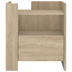 VidaXL 848278 Table de nuit et table de chevet Chêne - Vue supplémentaire 4