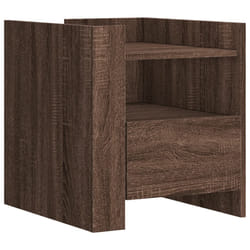 VidaXL 848282 Table de nuit et table de chevet Chêne