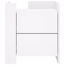 VidaXL 848283 Table de nuit et table de chevet Blanc