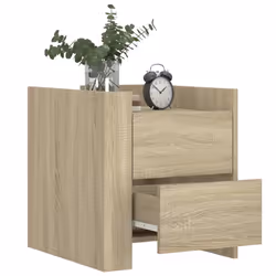 VidaXL 848285 Table de nuit et table de chevet Chêne